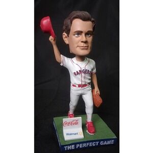 Kenny Rogers #37 Texas Rangers 1994 "The Perfect Game" Bobblehead, BDA, 7" tall